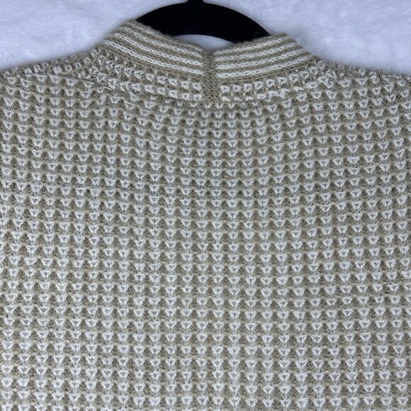 Fortune + Ivy Soft Chunky Longline Open Front Cardigan Knitted Beige/Cream Sz L - Picture 4 of 10